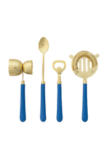 Gift Shop by Place & Gather Blue and Gold Bar Tool Set - Set of 4