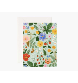 Rifle Paper Co. Strawberry Fields Mint Card