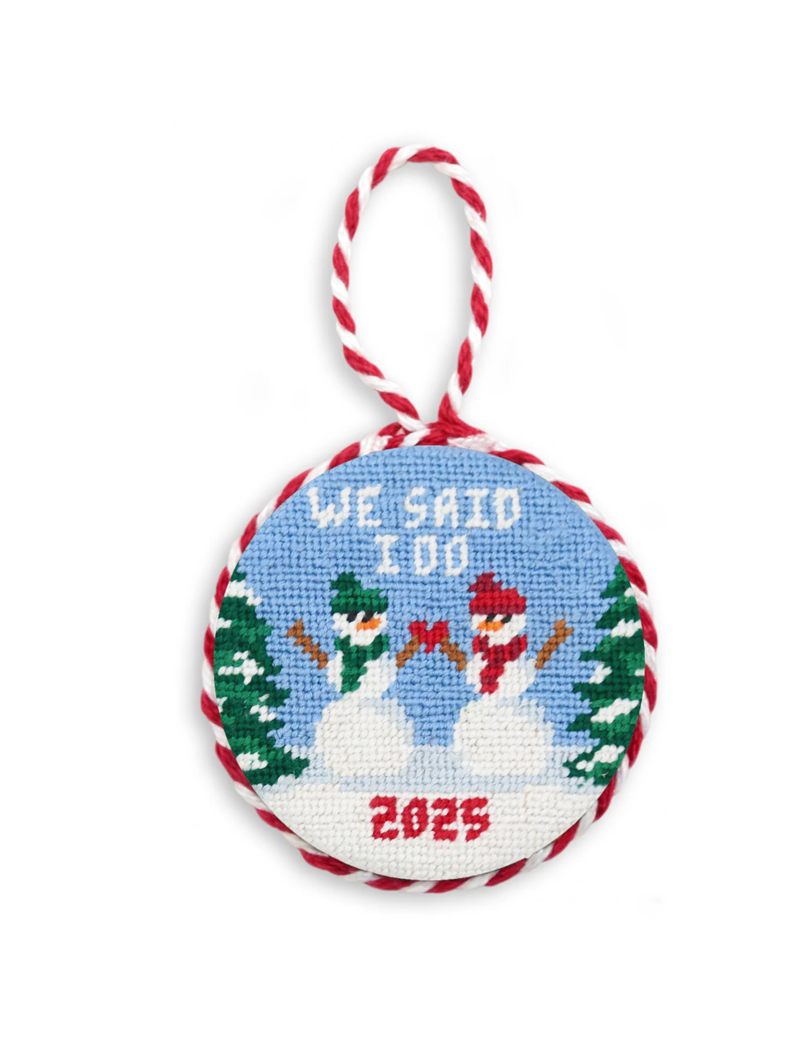 Smathers & Branson We Said I Do Snowman 2025 Ornament