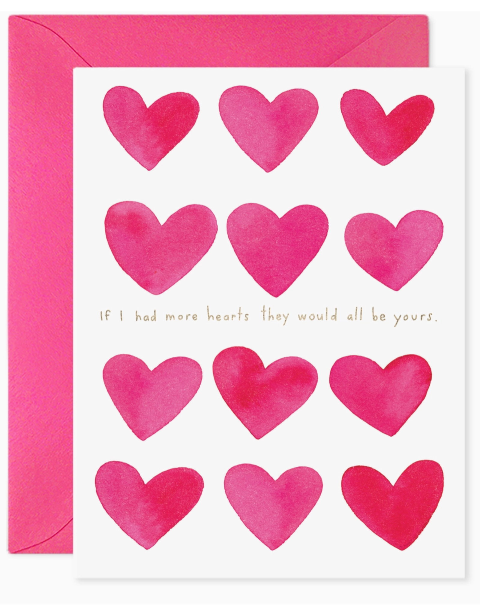 E. Frances If I Had More Hearts Card