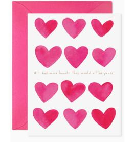 E. Frances If I Had More Hearts Card