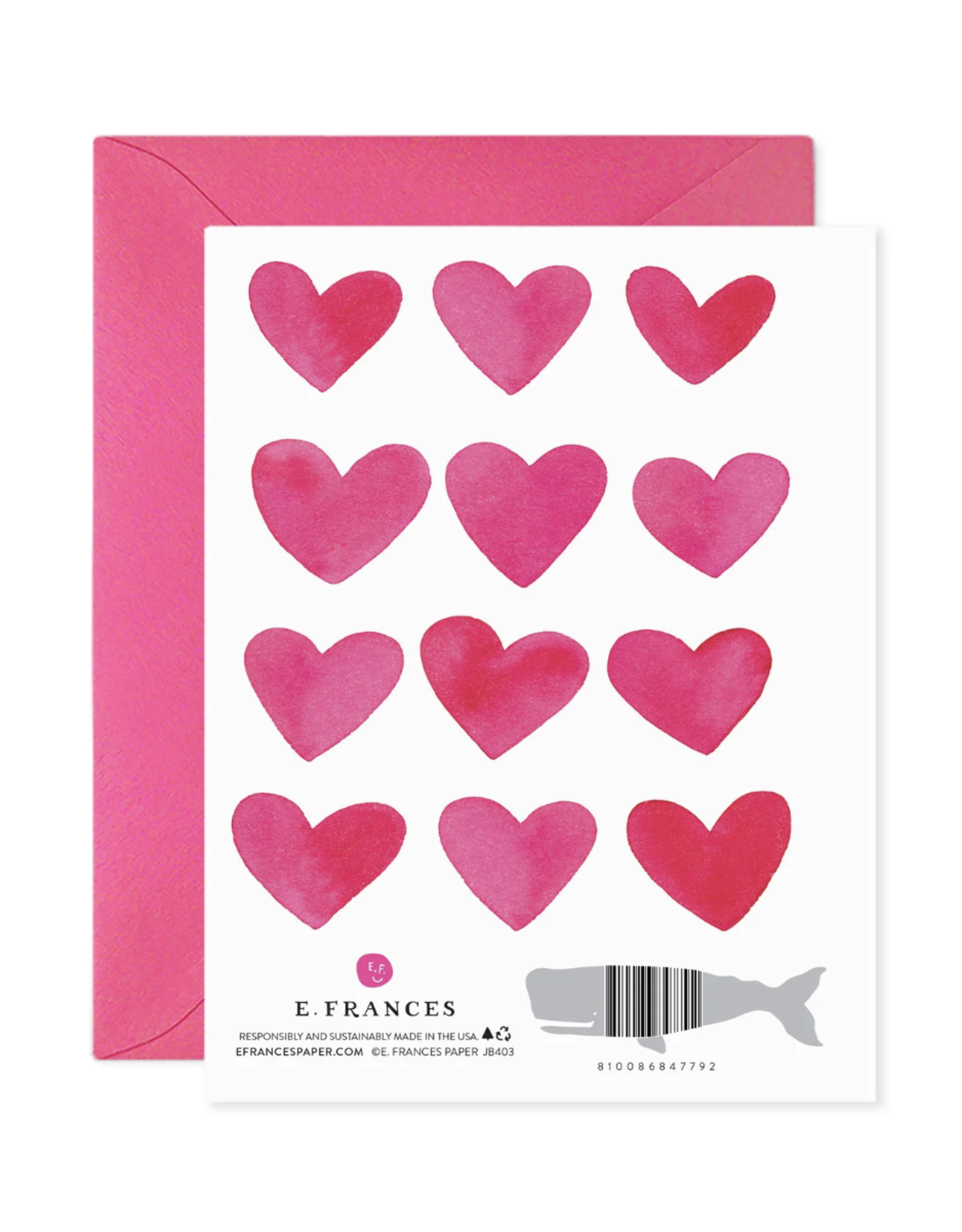E. Frances If I Had More Hearts Card
