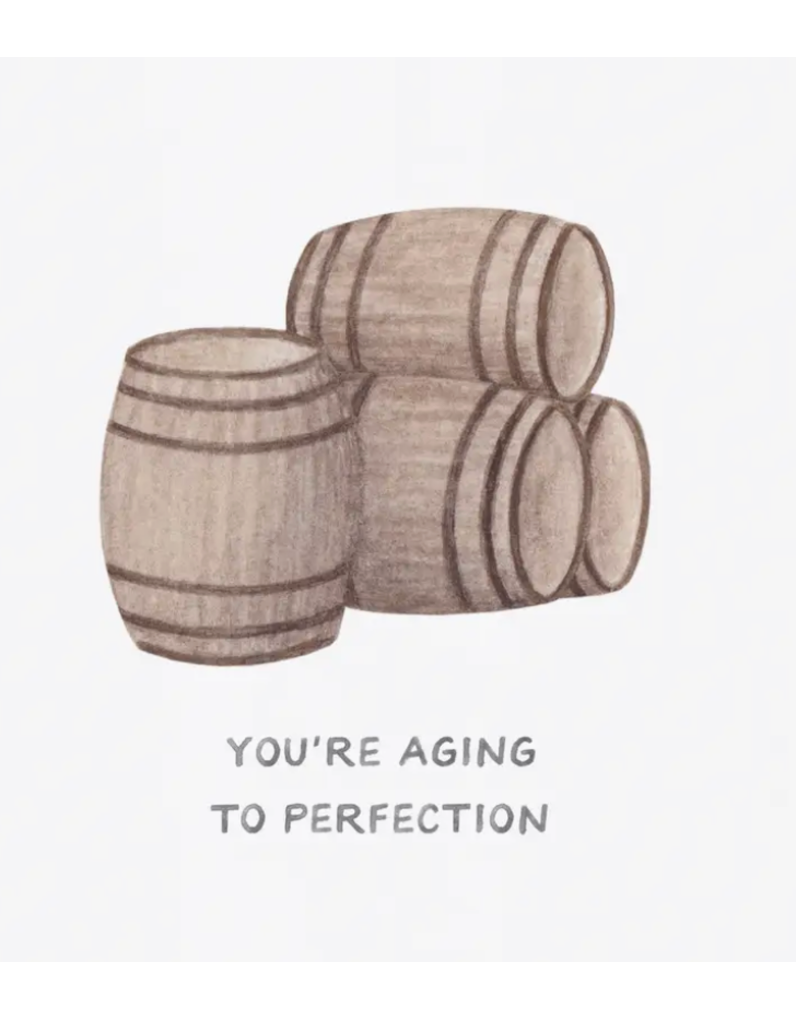 Amy Zhang Aging to Perfection Birthday Card