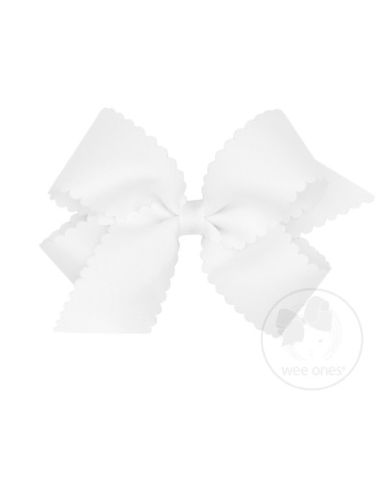 Wee Ones Wee Ones Medium Scallop Bow