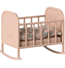 Maileg My Mouse Cradle in Light Rose by Maileg