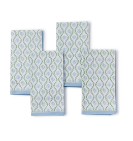 Decor Shop by Place & Gather Coastal Block Print Cloth Napkins - Set of 4