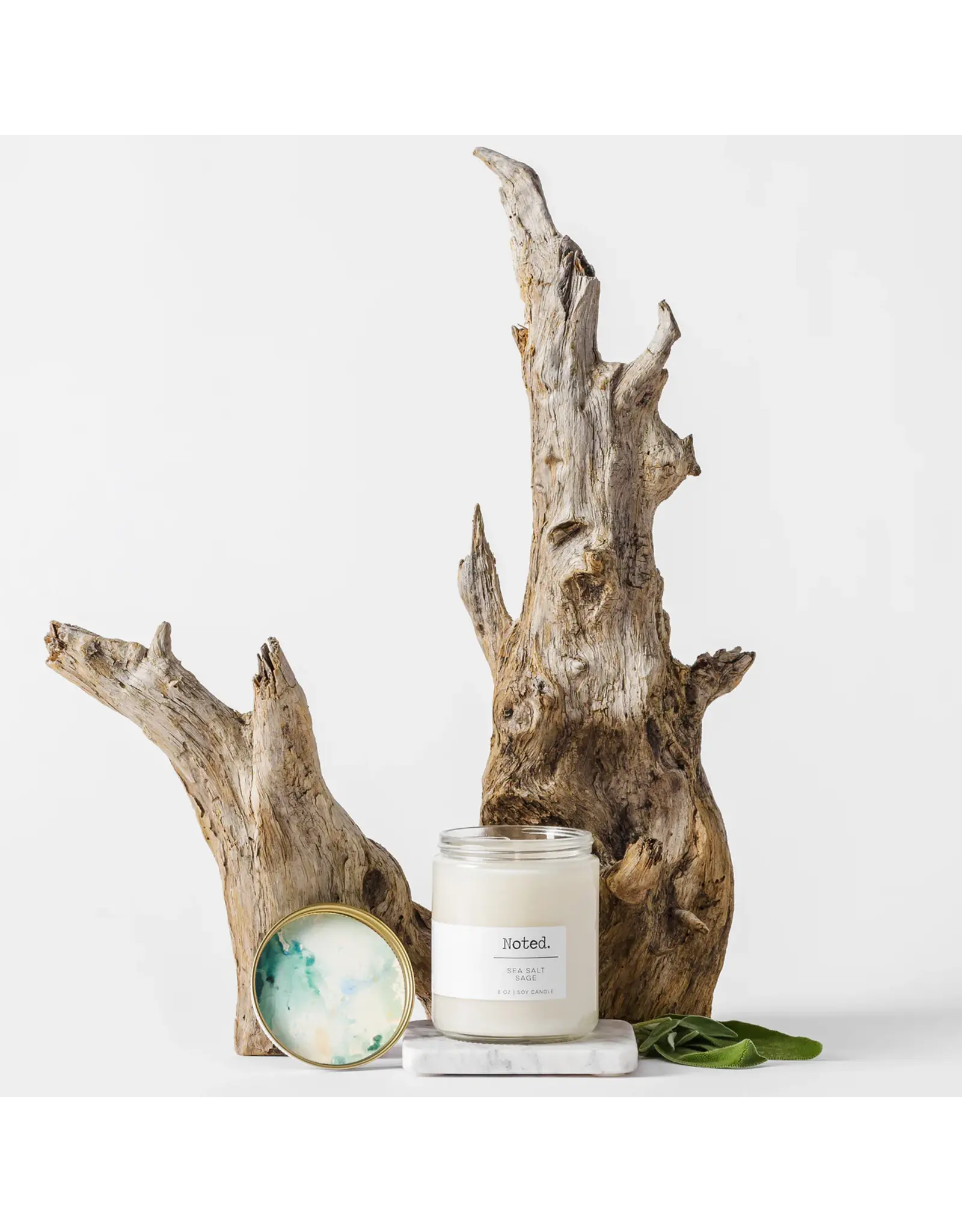 Noted Sea Salt Sage Candle