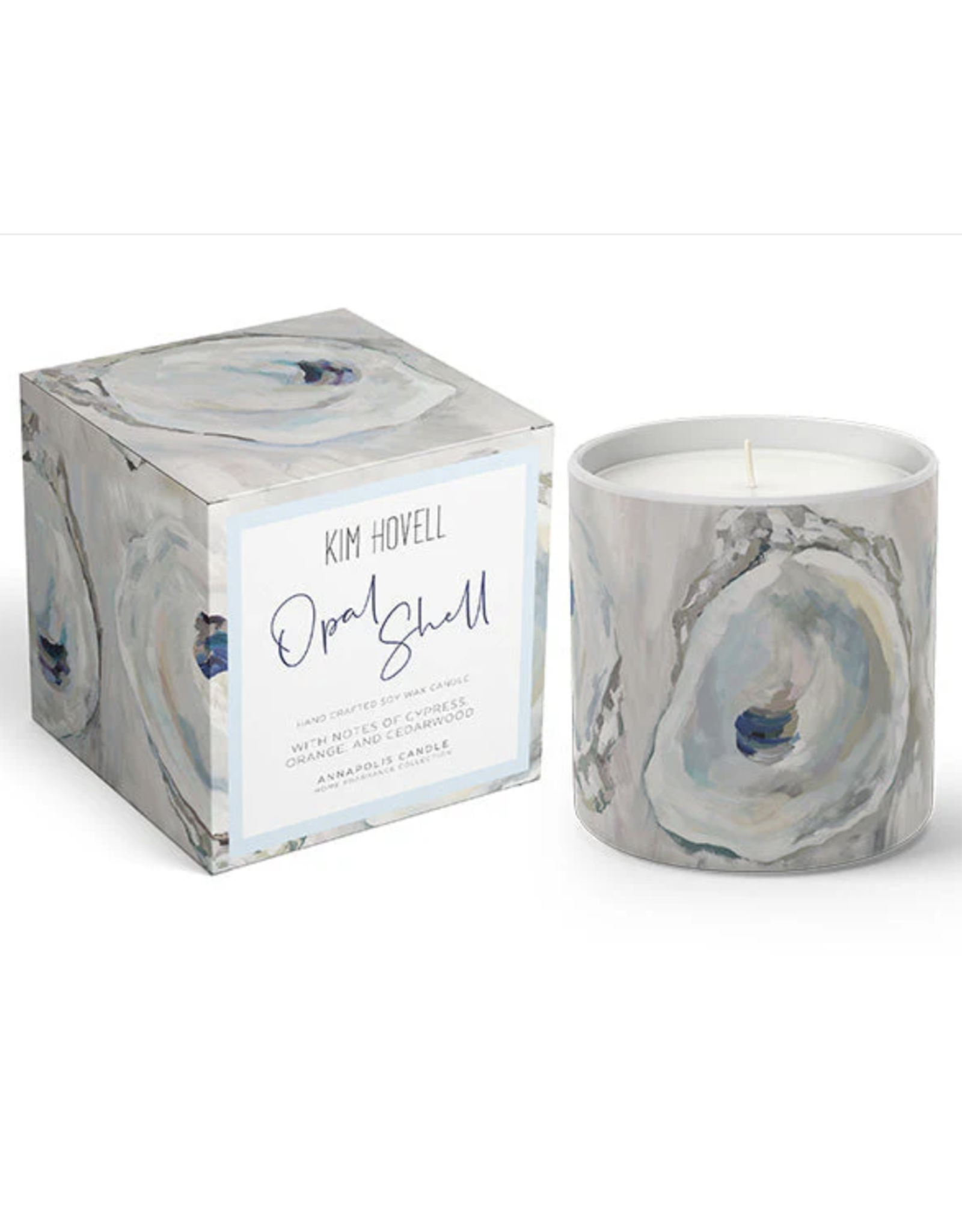 Opal Shell 8oz Candle by Kim Hovell