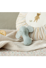 Maileg Elephant Lullaby Friend Rattle in Dusty Blue by Maileg