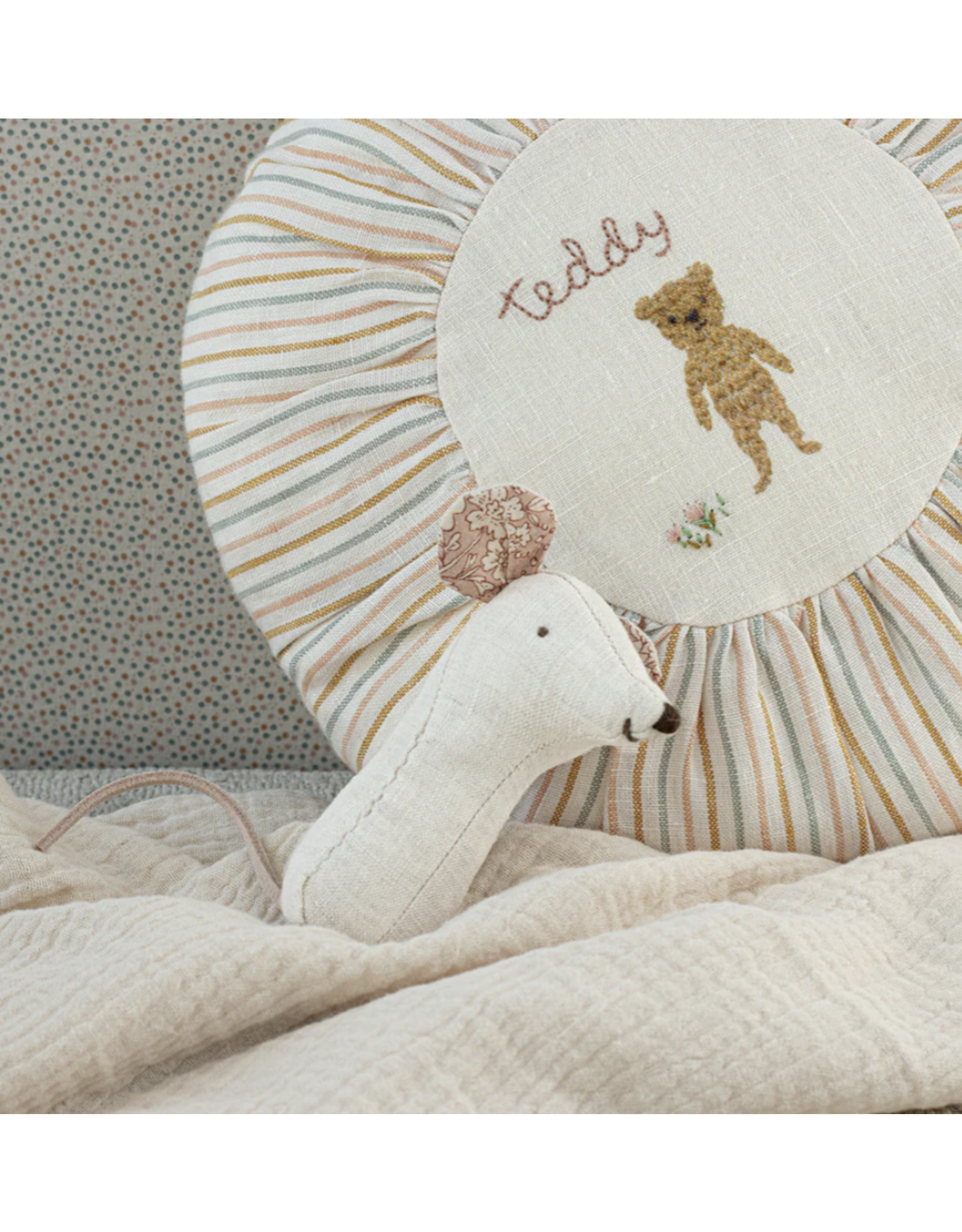 Maileg Mouse Lullaby Friend Rattle in Natural by Maileg