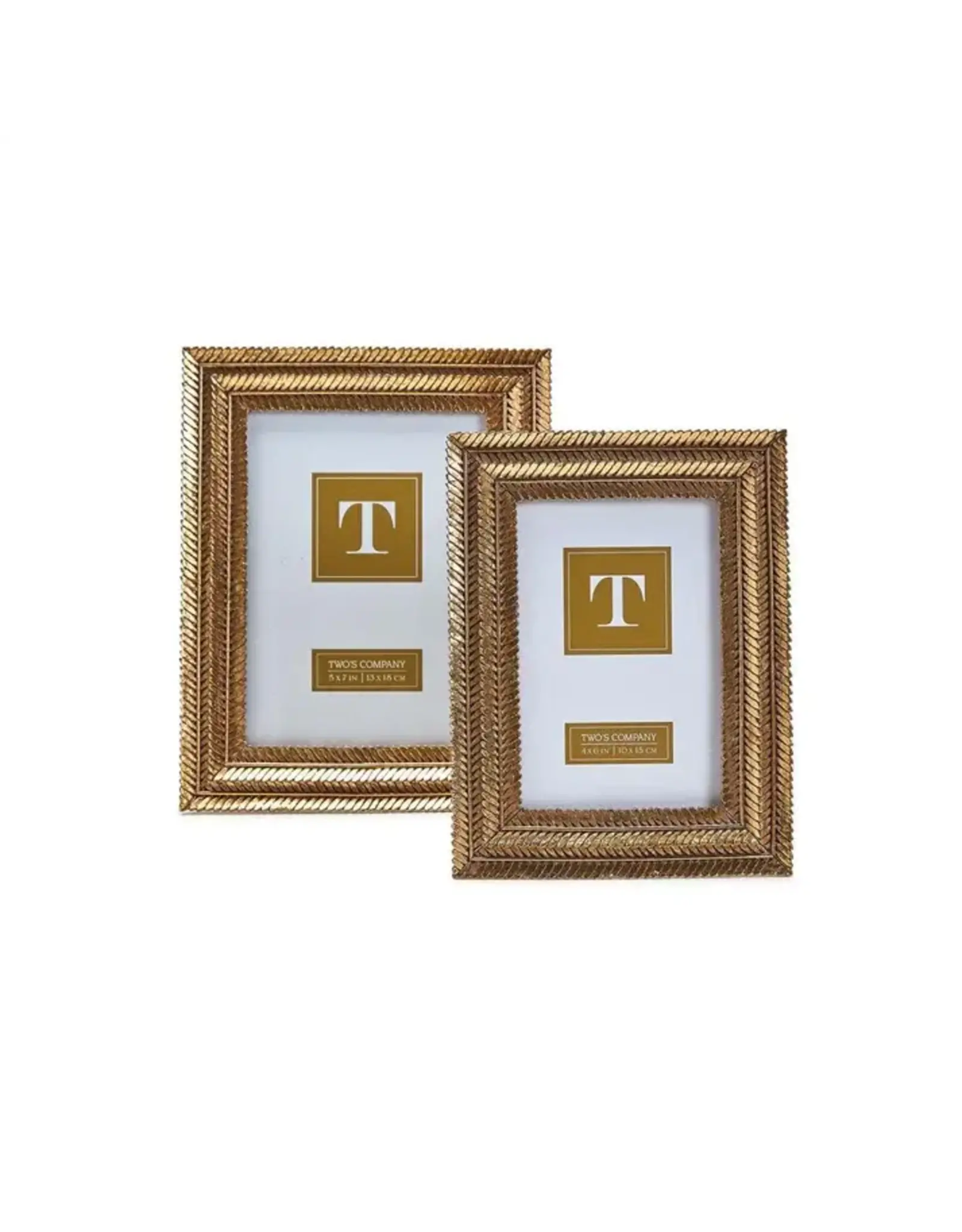 Decor Shop by Place & Gather Gold Fern Frame 5x7