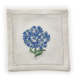 Decor Shop by Place & Gather Hydrangea Set of 6 Cocktail Napkins