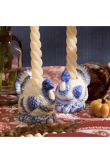 Decor Shop by Place & Gather Blue & White Turkey Taper Candle Holder - Set of Two Decor Shop by Place & Gather Blue & White Turkey Taper Candle Holder - Set of Two