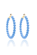 Accessories Shop by Place & Gather Matte Beaded Statement Hoop