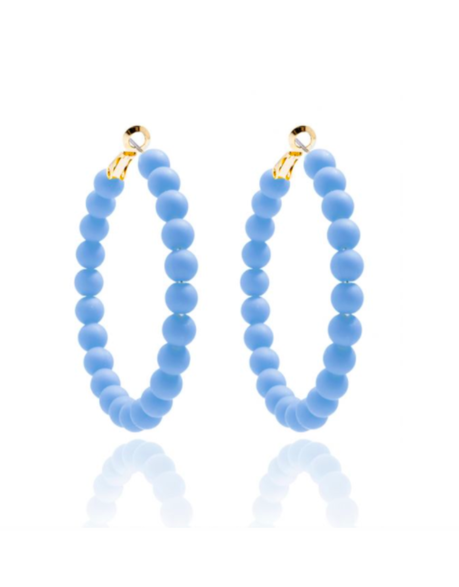 Accessories Shop by Place & Gather Matte Beaded Statement Hoop
