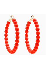 Accessories Shop by Place & Gather Matte Beaded Statement Hoop