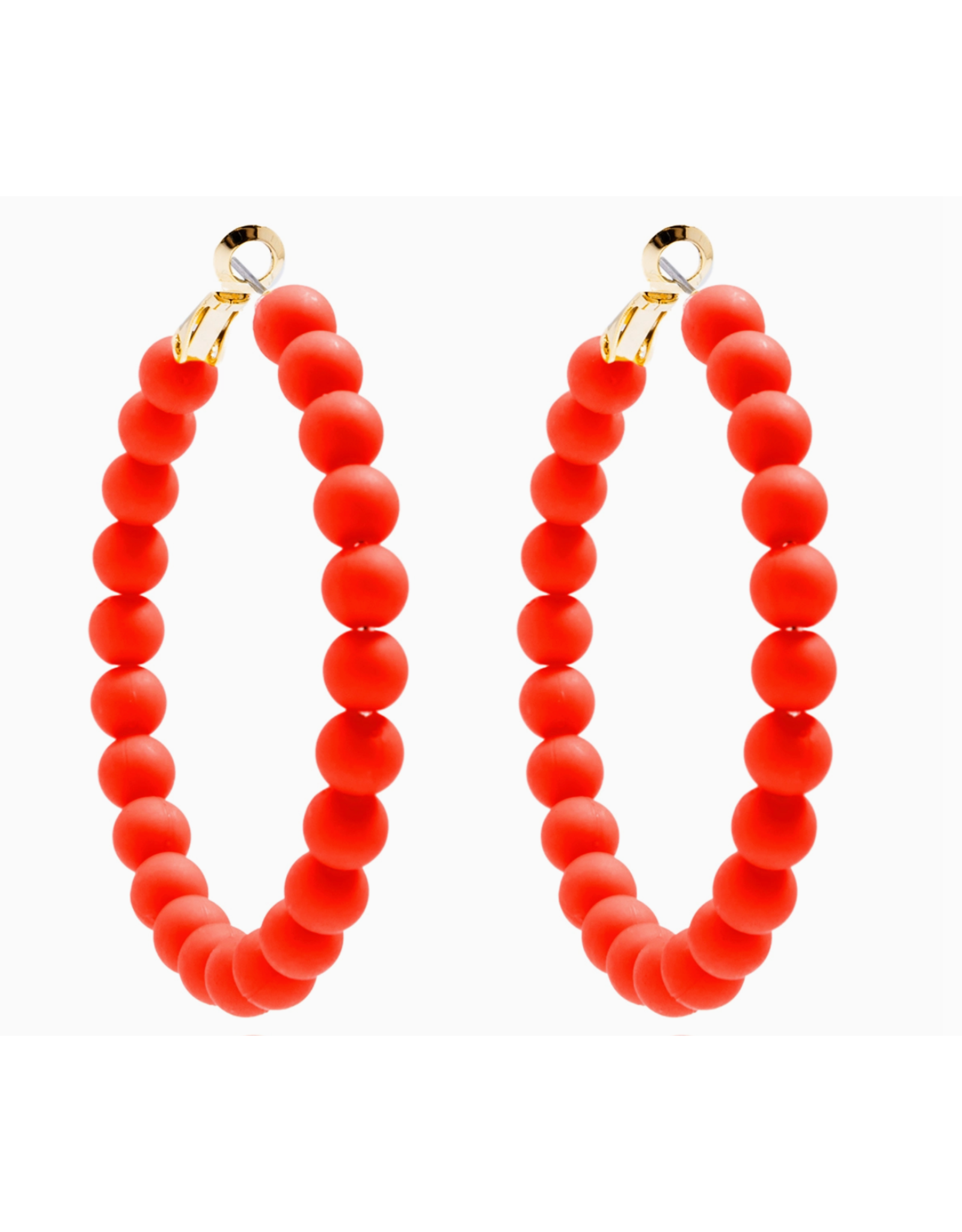 Accessories Shop by Place & Gather Matte Beaded Statement Hoop