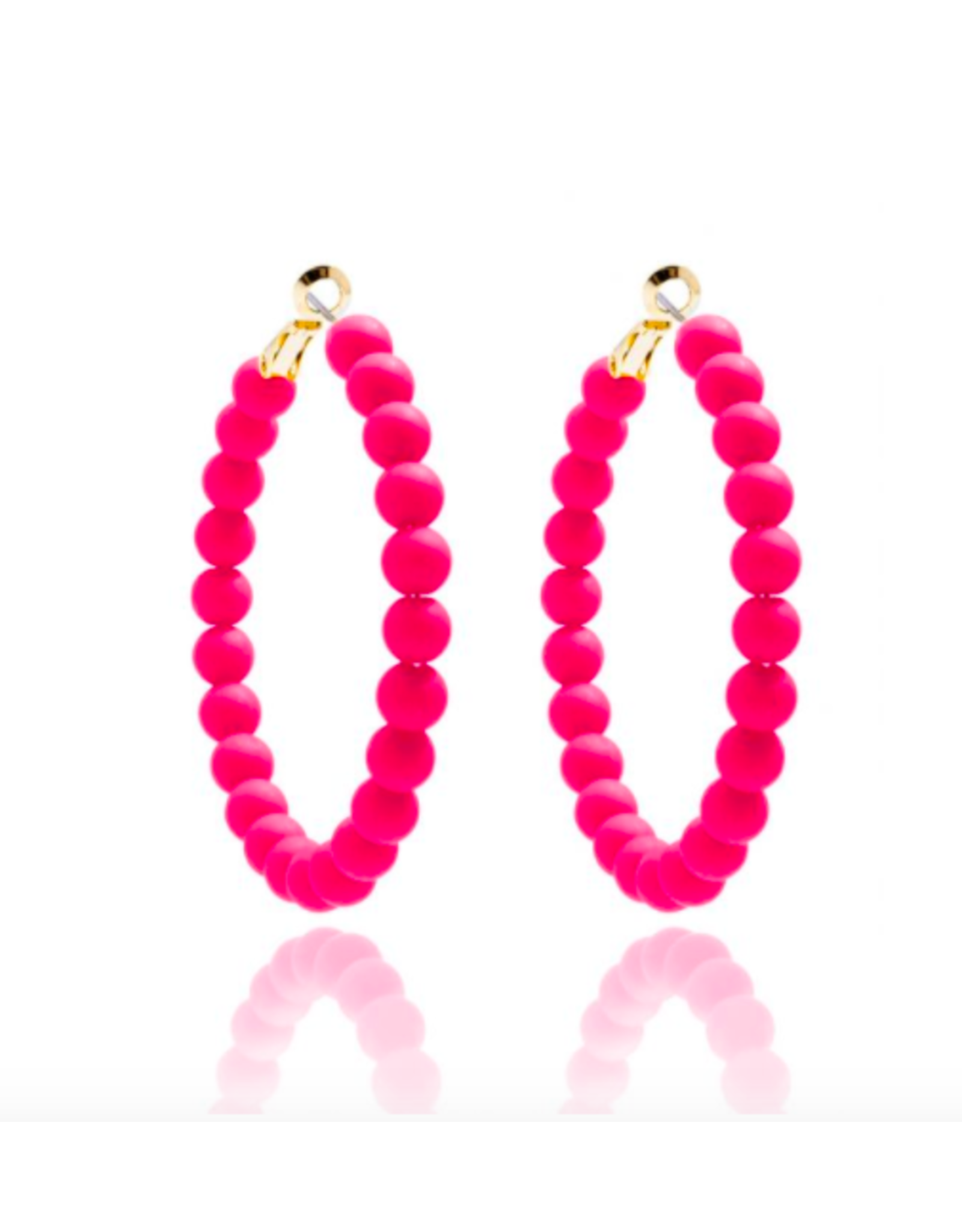 Accessories Shop by Place & Gather Matte Beaded Statement Hoop