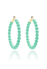 Accessories Shop by Place & Gather Matte Beaded Statement Hoop