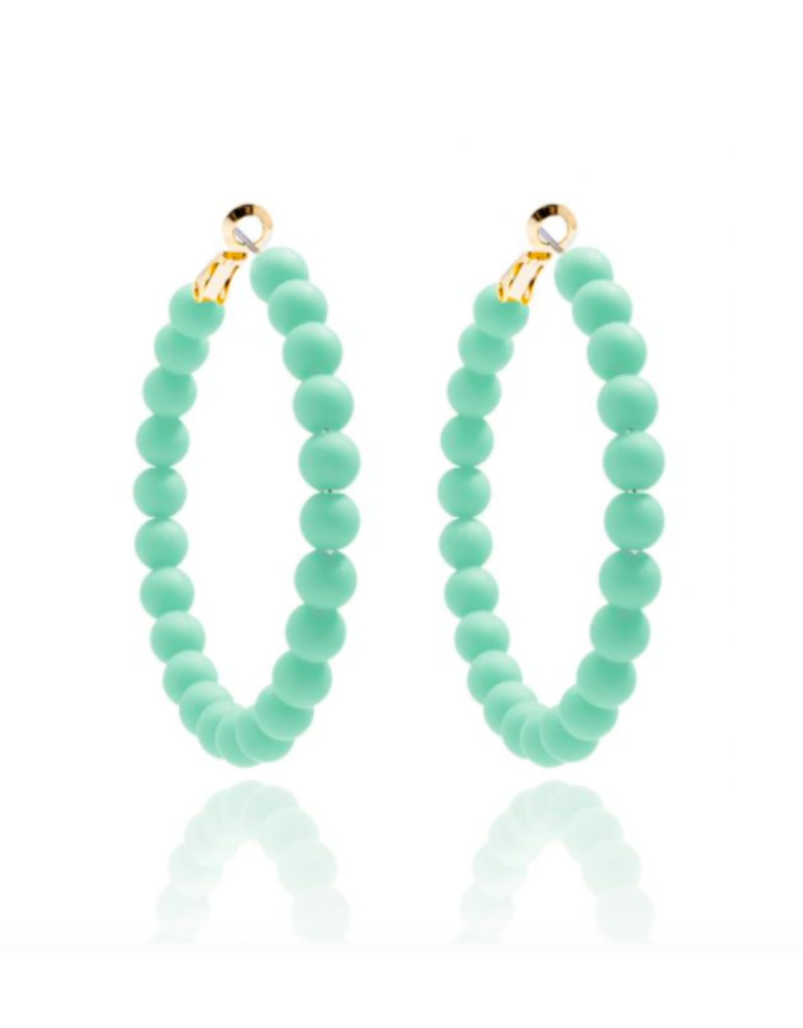 Accessories Shop by Place & Gather Matte Beaded Statement Hoop