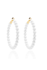 Accessories Shop by Place & Gather Matte Beaded Statement Hoop