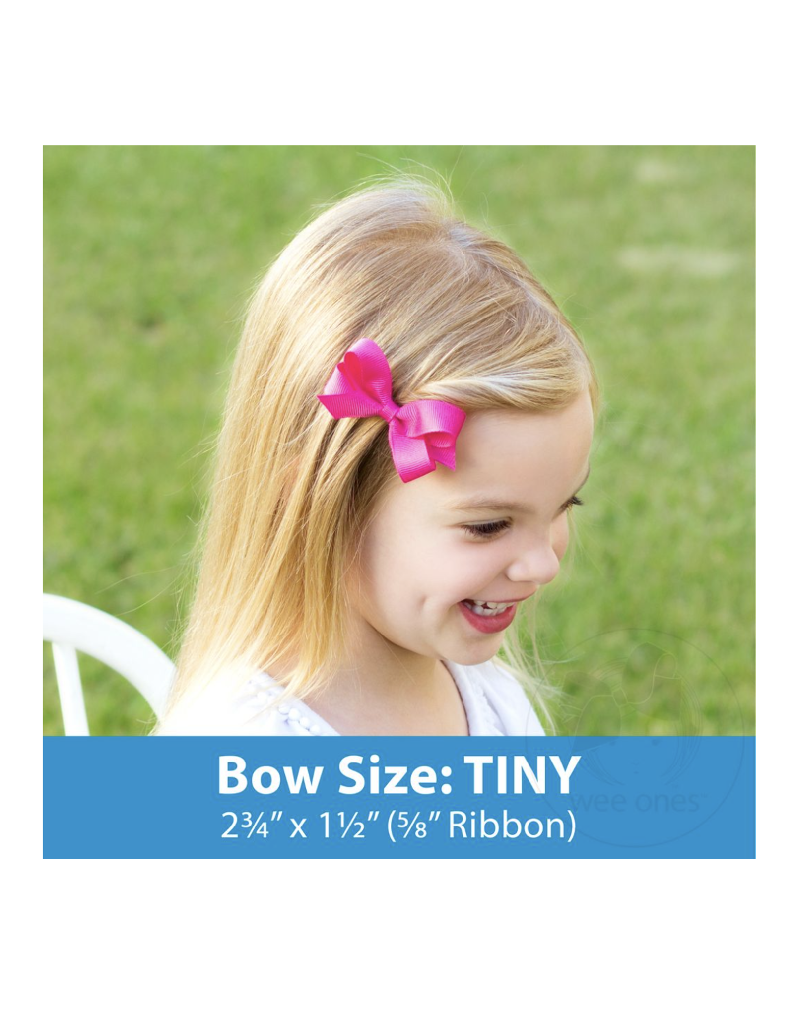Wee Ones Wee Ones Hair Bow in Light Pink