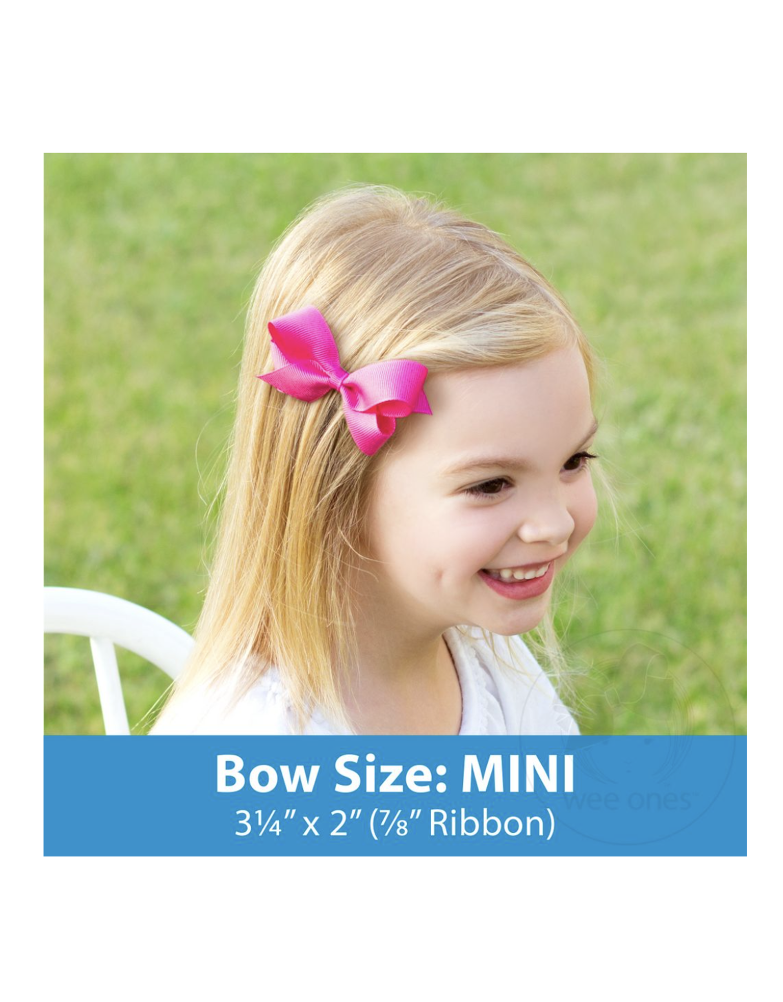 Wee Ones Wee Ones Hair Bow in Light Pink