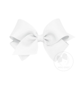 Wee Ones Wee Ones Bow in White