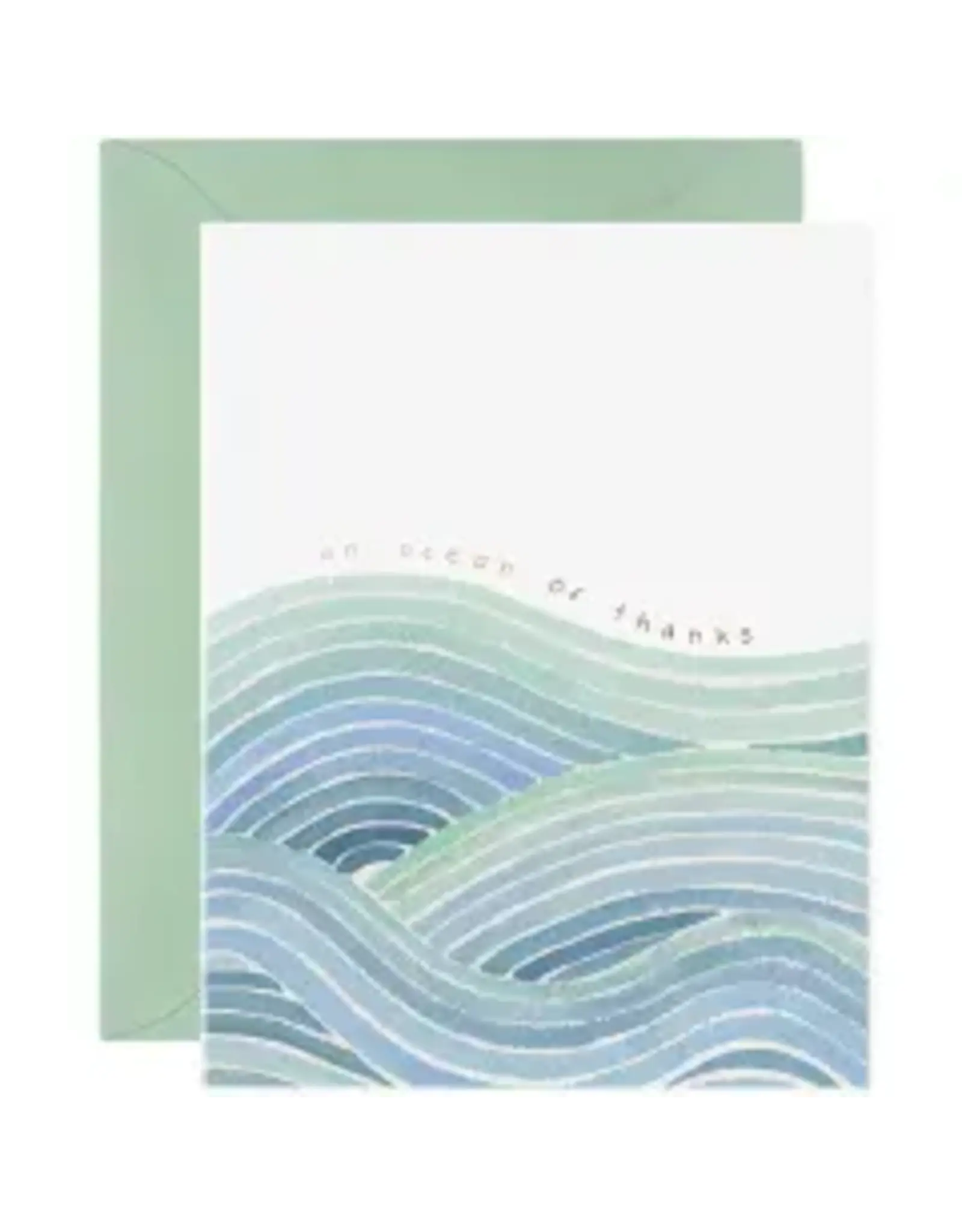 E. Frances Ocean of Thanks Card