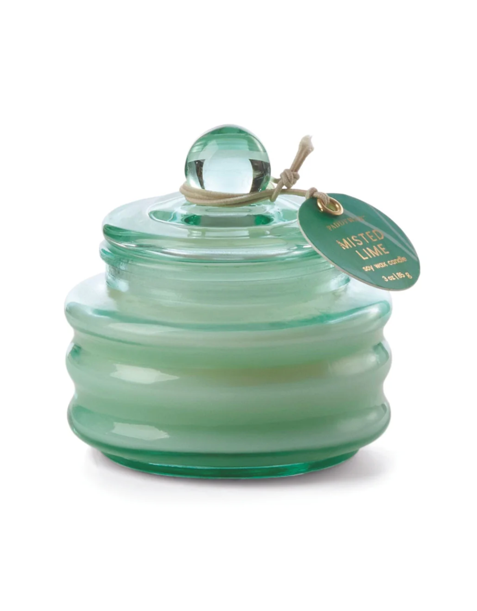 Paddywax Bright Green Beam Candle 3 oz