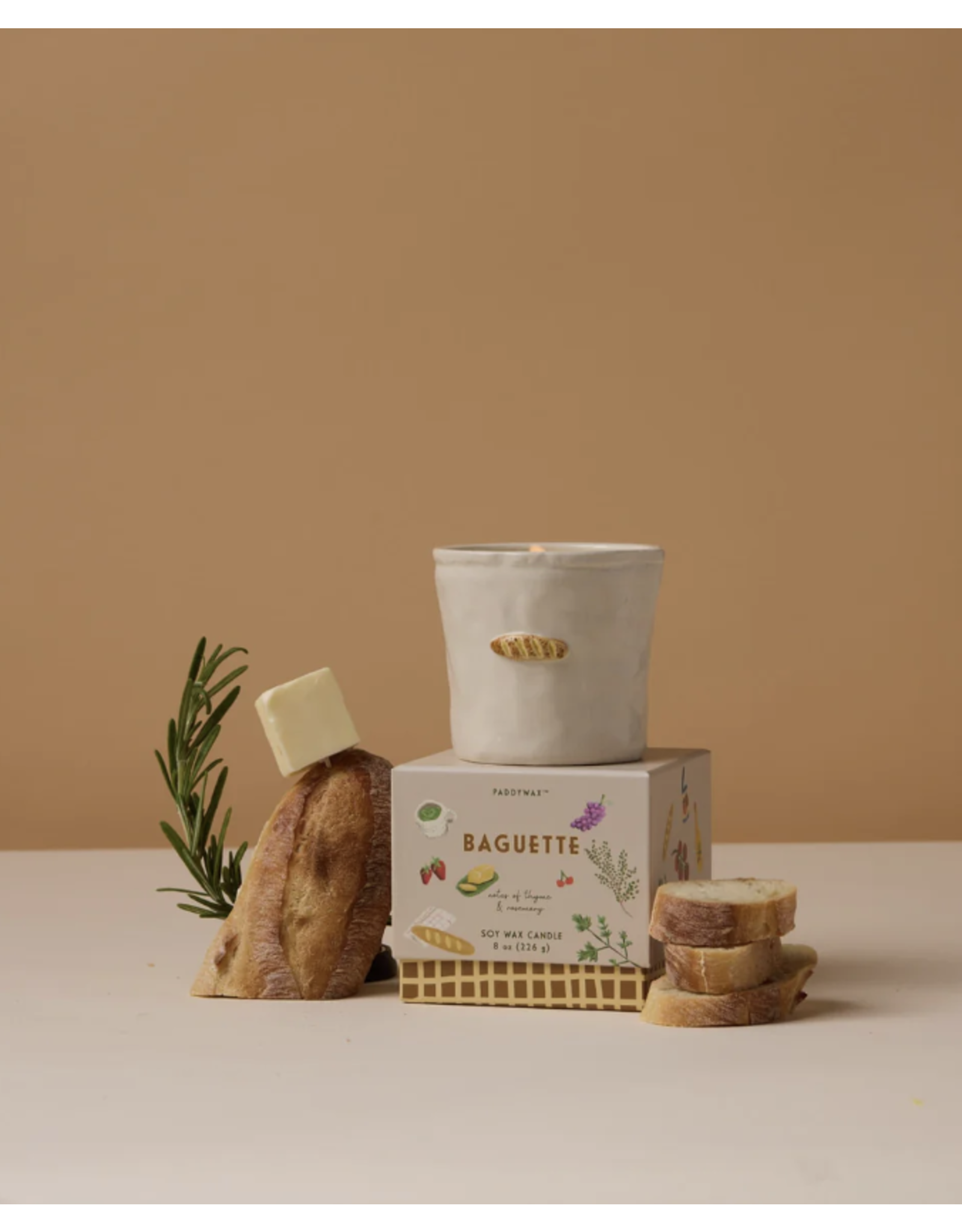 Paddywax Bistro Baguette Candle 8 oz