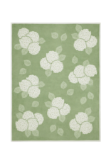 ChappyWrap Hydrangeas Sage Green Blanket by ChappyWrap