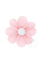 Wee Ones Small Grosgrain Heart Petal Hair Clip in Light Pink