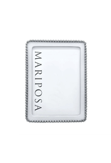 Mariposa Beaded White 5x7 Frame