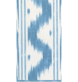 Caspari Toile de Nantes Blue Guest Towel