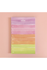 Gert & Co Colorful Watercolor Stripes Notepad