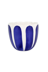 Vietri Garden Tulip Small Cachepot in Cobalt Blue