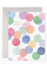 E. Frances Falling Confetti Birthday Card