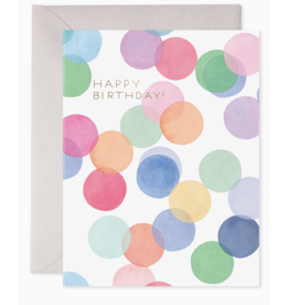 E. Frances Falling Confetti Birthday Card