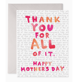 E. Frances For All of It Mother's Day Card