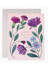 E. Frances Purple Floral Mother's Day Card