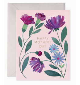 E. Frances Purple Floral Mother's Day Card