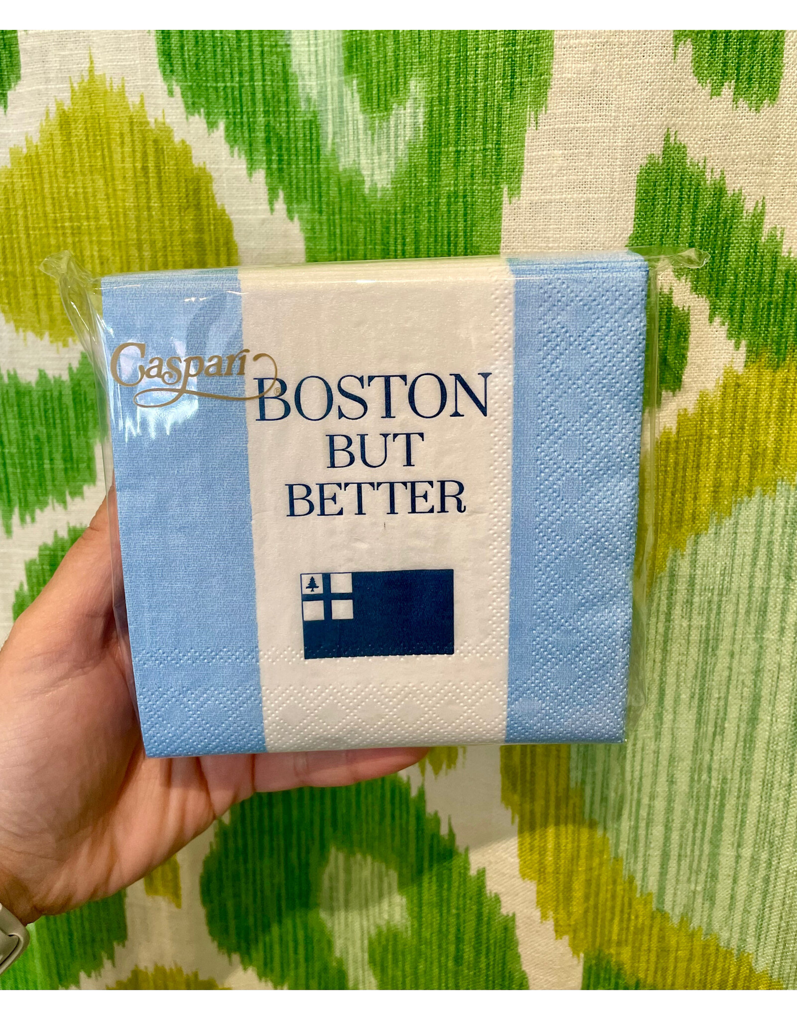 Caspari Boston But Better with Flag Cocktail Napkins