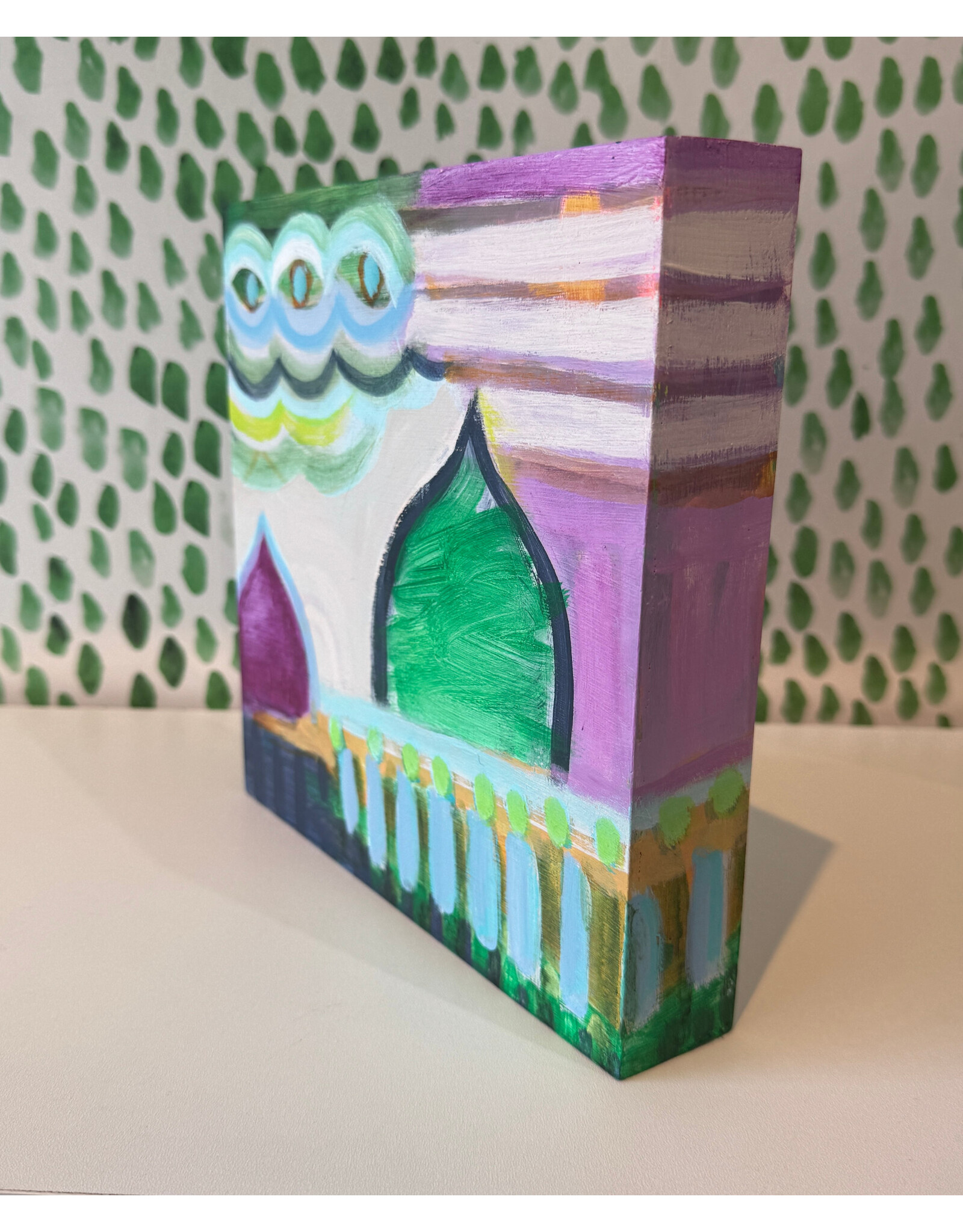 Carolyn Mackin Brighter Within Charlestown Number 3 - 8x8 by Carolyn Mackin