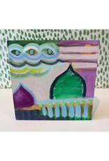 Carolyn Mackin Brighter Within Charlestown Number 3 - 8x8 by Carolyn Mackin