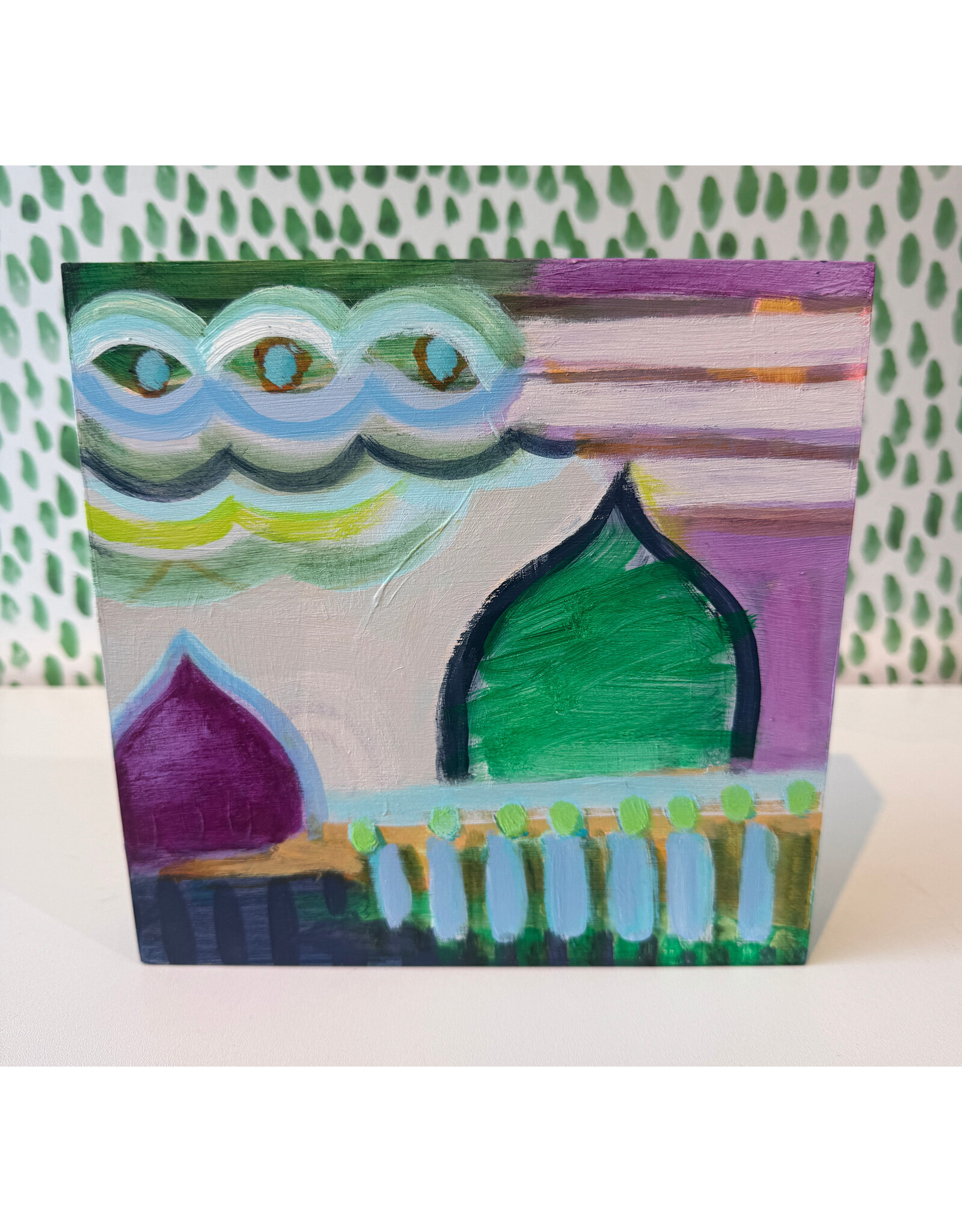 Carolyn Mackin Brighter Within Charlestown Number 3 - 8x8 by Carolyn Mackin