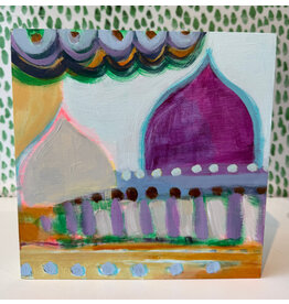 Carolyn Mackin Brighter Within Charlestown Number 4 - 10x10 by Carolyn Mackin