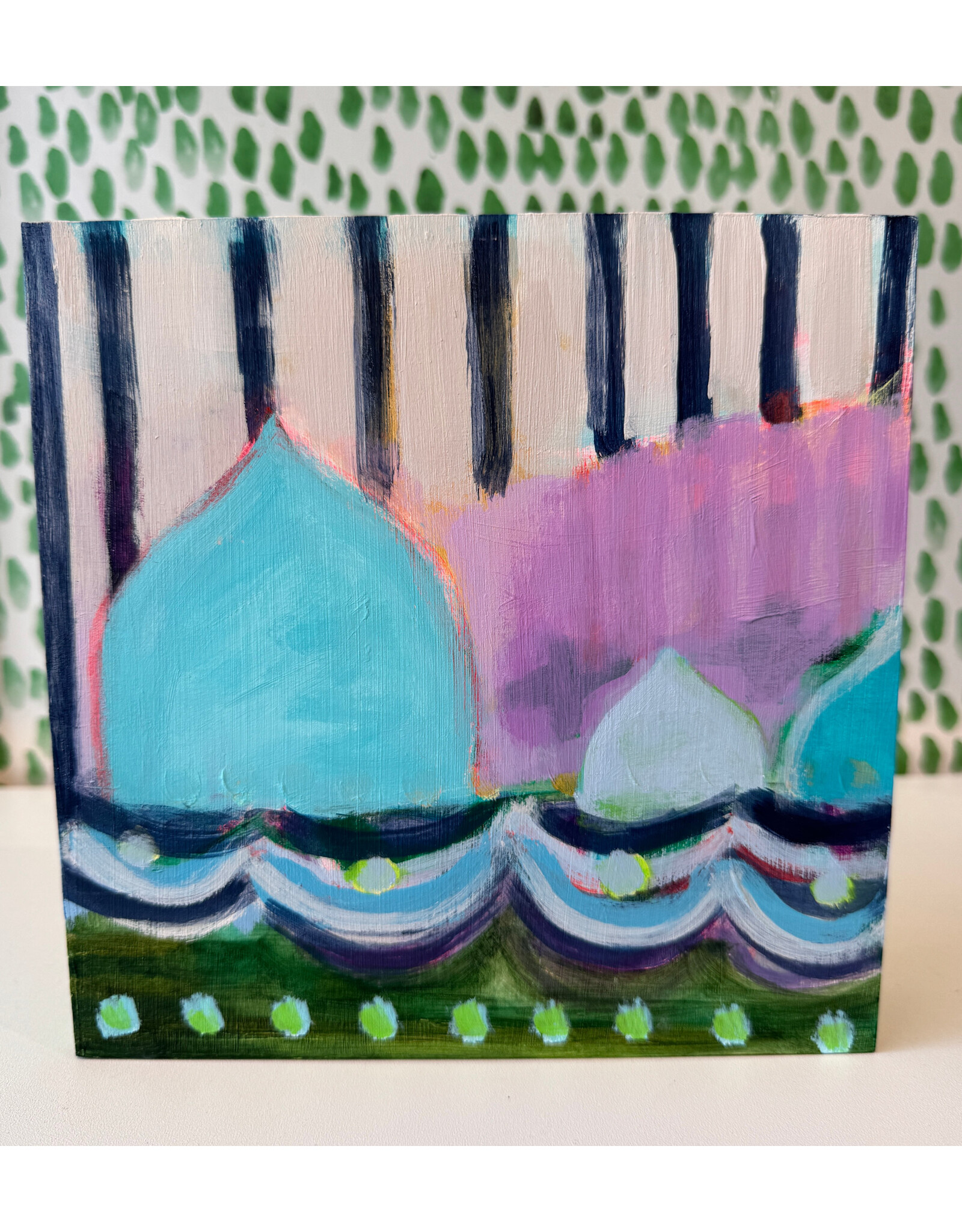Carolyn Mackin Brighter Within Charlestown Number 7 - 8x8 by Carolyn Mackin
