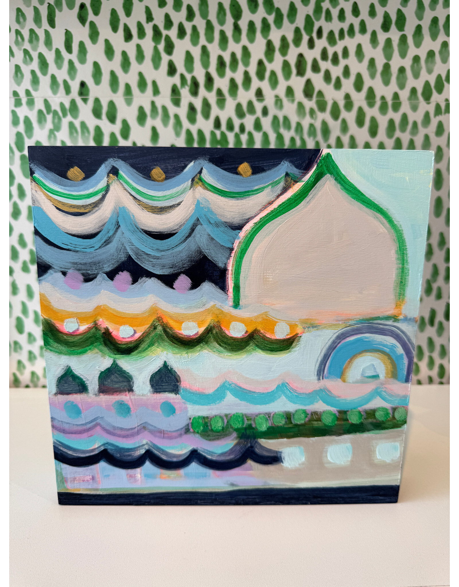 Carolyn Mackin Brighter Within Charlestown Number 8 - 10x10 by Carolyn Mackin