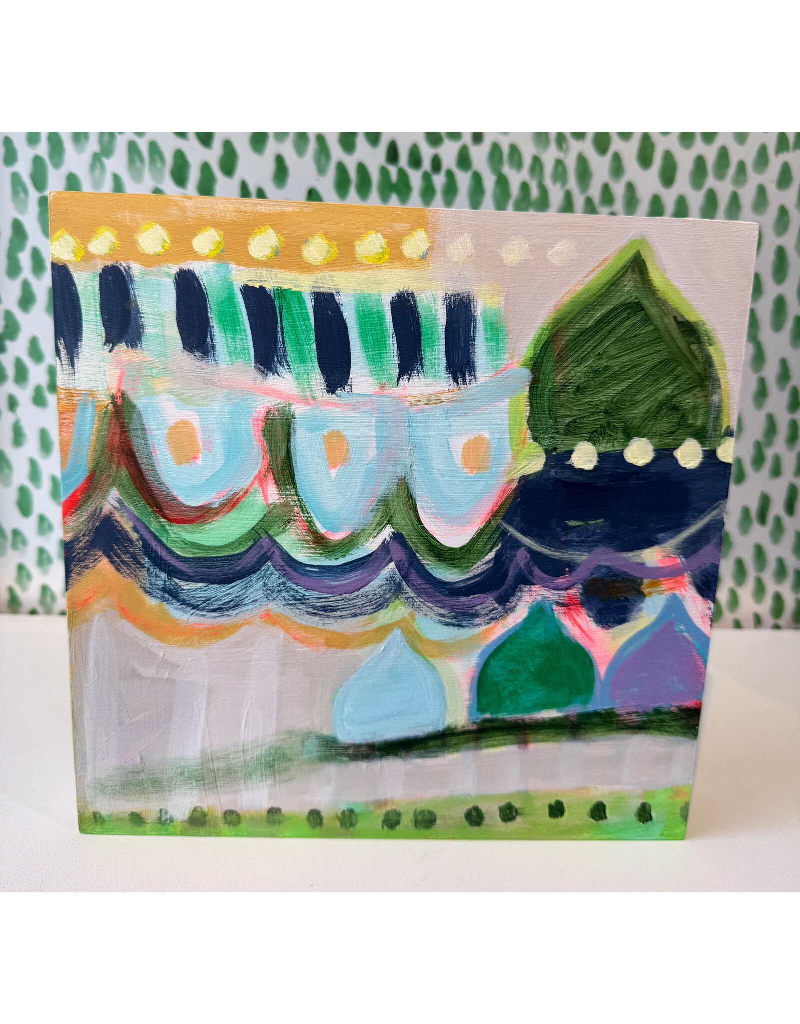 Carolyn Mackin Brighter Within Charlestown Number 10 - 10x10 by Carolyn Mackin
